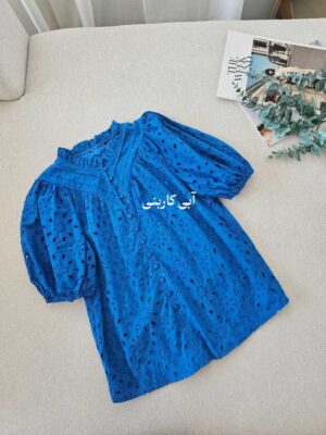 شومیز خامه دوزی لوسین (ایراددار)