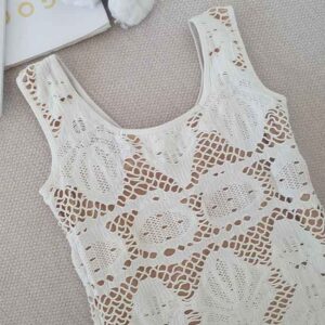 پیراهن قلاب بافی آستردار ندا (ایراددار)