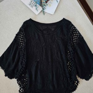 بلوز قلاب بافی رازیانه