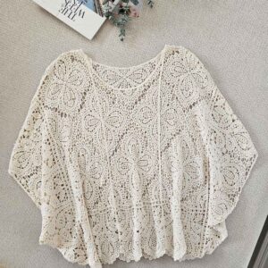 بلوز قلاب بافی رزماری