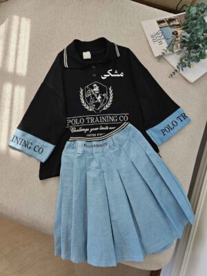 ست بلوز و دامن ملانی (ایراددار)