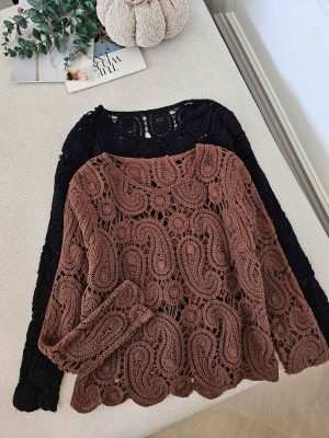 شومیز قلاب بافی ژینوس