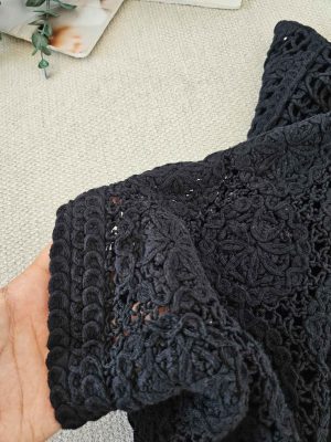 بلوز قلاب بافی آویشن